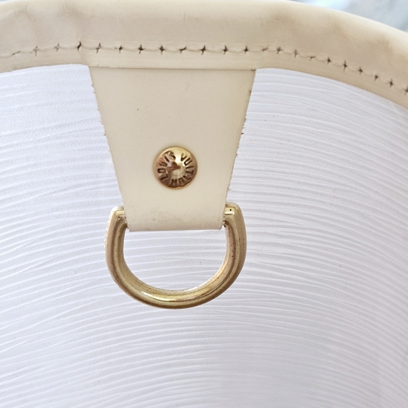 🤍EUC Auth Louis Vuitton Epi Vinyl & White Leather Plage Lagoon Bay Tote🤍 - Picture 11 of 15